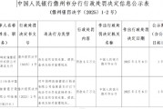 郵儲銀行被罰3.5萬元：違反信用信息采集、提供、查詢及相關(guān)管理規(guī)定