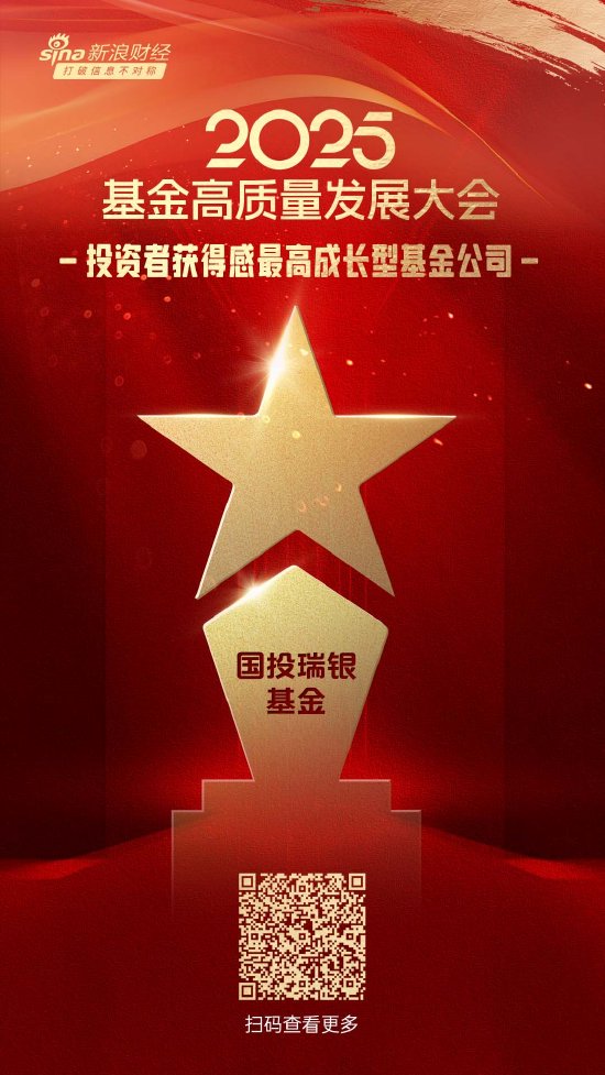 2025公募基金榮譽榜：國投瑞銀基金獲得2025投資者獲得感最高成長型基金公司榮譽