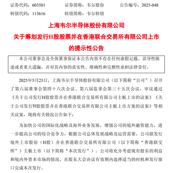 A+H上市進入高潮，吉宏股份暗盤大漲，韋爾股份官宣赴港